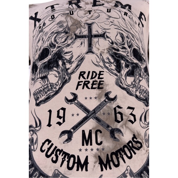 Xtreme Couture By Affliction Men's T-shirt Blazing Roadway - Picture 6 of 8